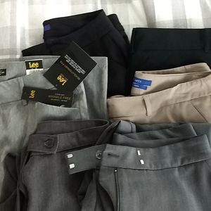 8 for $ 25 6 pair of size 10 petite dress pants